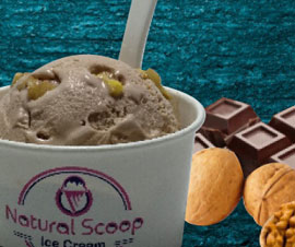 Chocolate Walnut Flavor Ice Cream