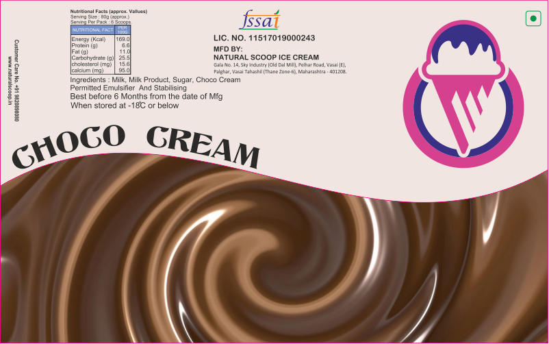 Choco Cream Flavor Ice Cream