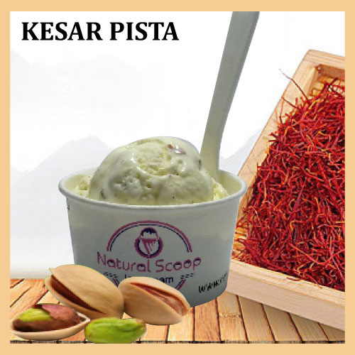 Kesar Pista ice cream