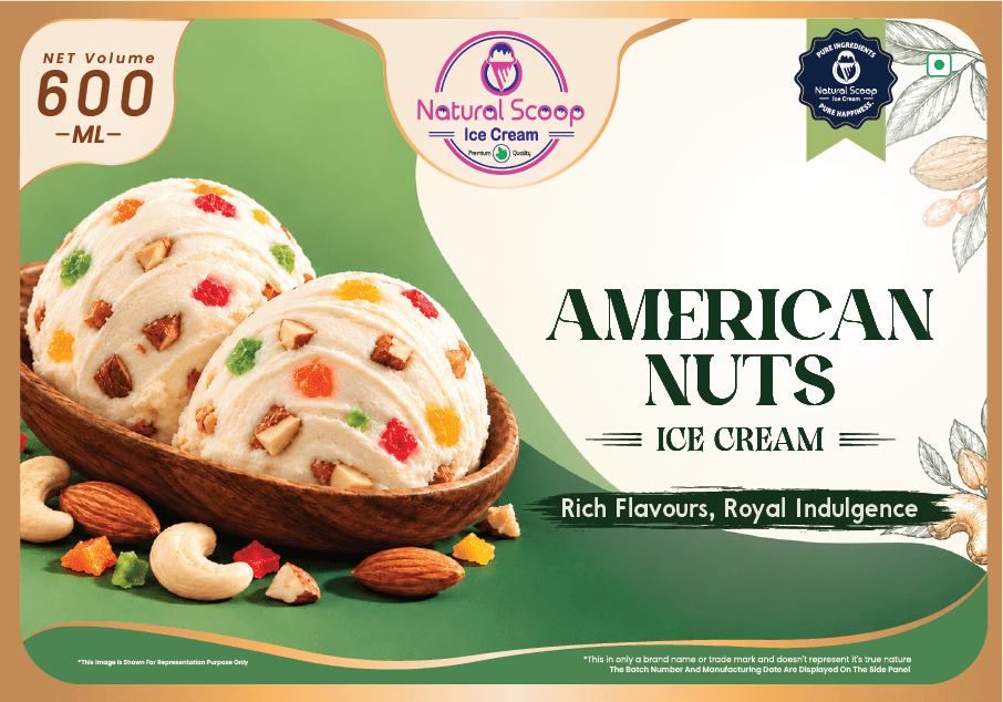 AMERICAN NUT ice cream showcase
