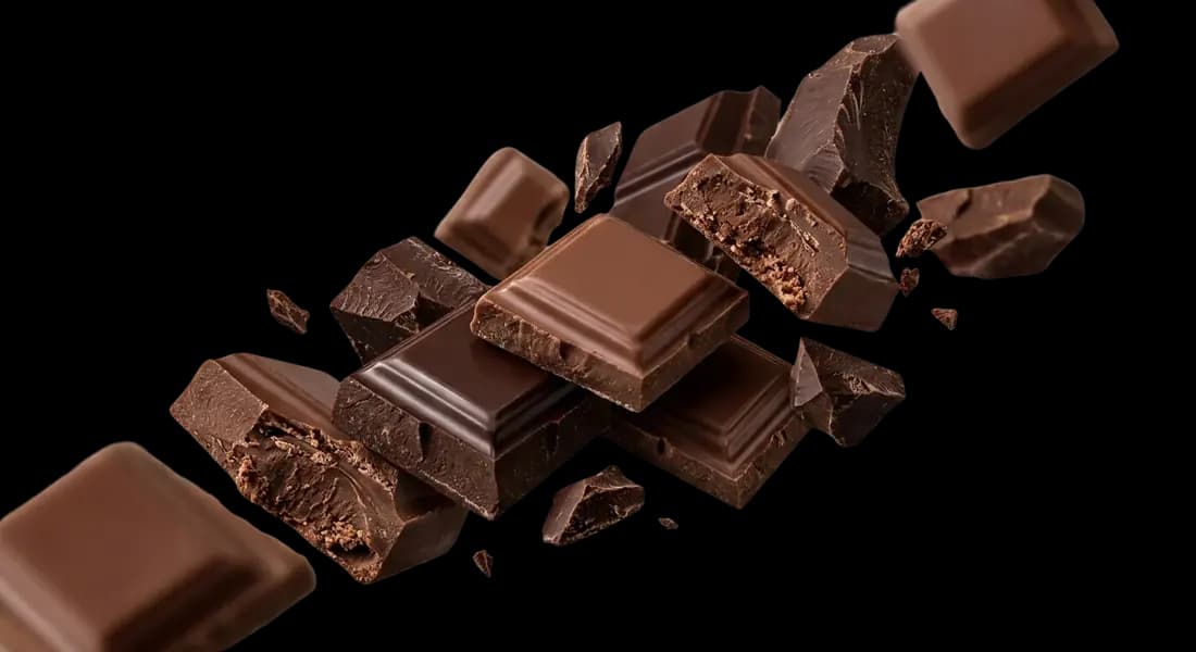 Chocolate pieces
